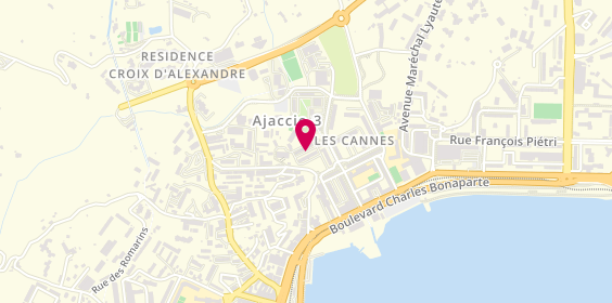 Plan de Egelec, Bâtiment G
Résidence des Cannes, 20090 Ajaccio