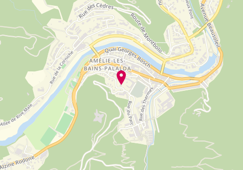 Plan de GECELEC, 3 Route de Montalba, 66110 Amélie-les-Bains-Palalda