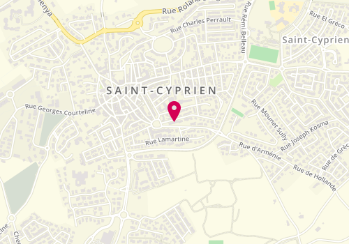 Plan de Bh Energy, 8 Rue Alfred de Vigny, 66750 Saint-Cyprien