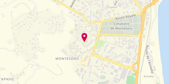 Plan de MONTAGGIONI Jean-Louis, Bât F37 Logis Montesoro, 20600 Bastia