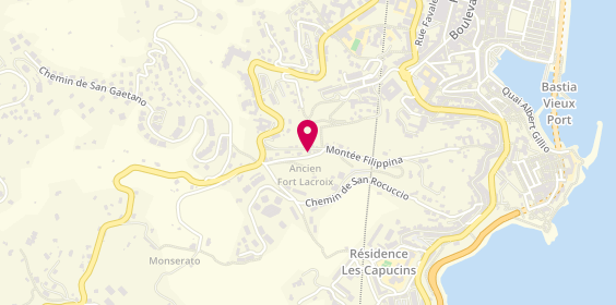 Plan de Global Ip Convergence, Chemin du Fort Lacroix
Rue Belvedere Résidence Ornano, 20200 Bastia