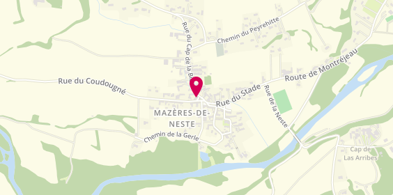 Plan de MJS Elec, 3 Place de la Fontaine, 65150 Mazères-de-Neste