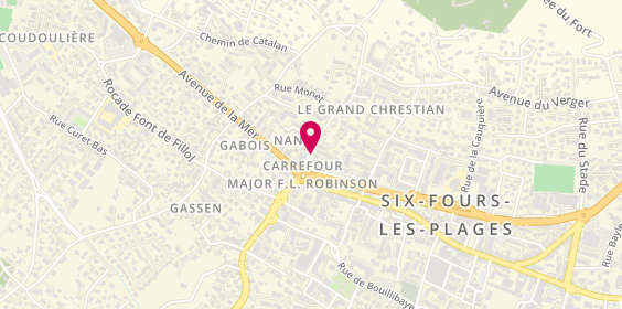Plan de BRUNEL Michel, 20 Chemin Grand Chrestian, 83140 Six-Fours-les-Plages
