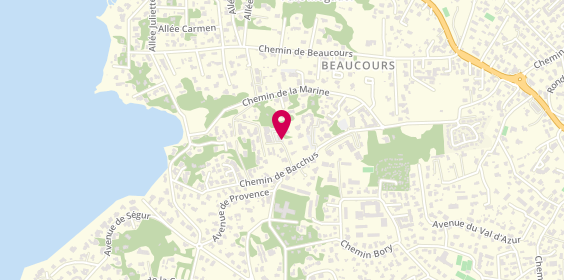 Plan de BURTSCHY Cyrille, 856 Chemin de Bacchus, 83110 Sanary-sur-Mer