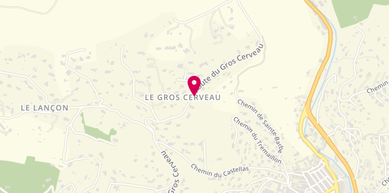 Plan de CAREN André, 2218 Route du Gros Cerveau, 83190 Ollioules