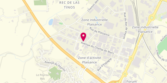 Plan de JS Energies, 20 avenue du Champ de Mars, 11100 Narbonne