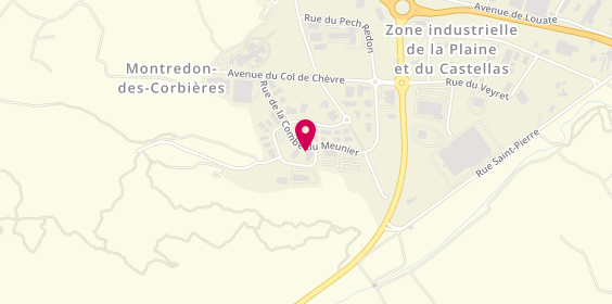 Plan de Atl, Zone Aménagement Castellas
427 Rue de la Combe du Meunier, 11100 Montredon-des-Corbières