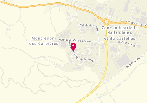 Plan de Agence de Narbonne – Groupe Fauché, 549 Rue de la Combe du Meunier, 11100 Montredon-des-Corbières