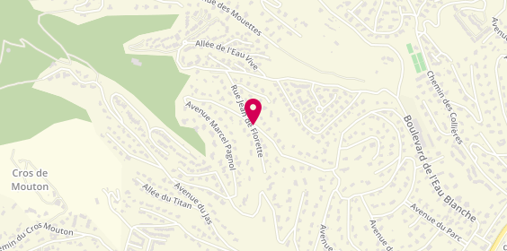 Plan de Erebat, Lotissement Villa Bella 1 Rue Eau des Collines, 83240 Cavalaire-sur-Mer