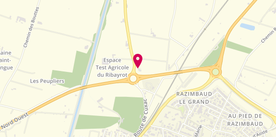 Plan de LS Energies SAS, Route de Cuxac, Belveze, 11100 Narbonne