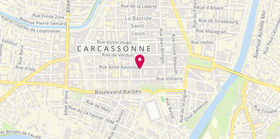 Plan de Antenne TVScope, 10 Rue Chartran, 11000 Carcassonne