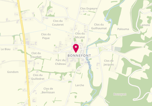 Plan de DUBOSC Joël, Village, 65220 Bonnefont