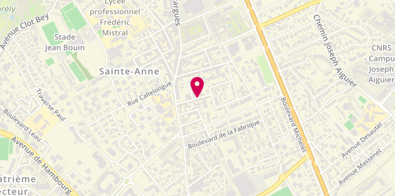 Plan de Jma-Elec, 38 Boulevard Sicard, 13008 Marseille