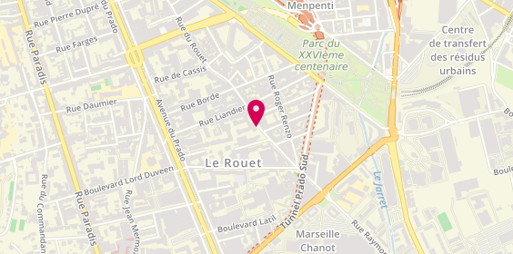 Plan de Elec-Tous-Services, Bât A 158 Rue Rouet, 13008 Marseille