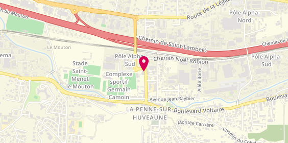 Plan de Inter Services Batiment, 23 Boulevard de la Gare, 13821 La Penne-sur-Huveaune