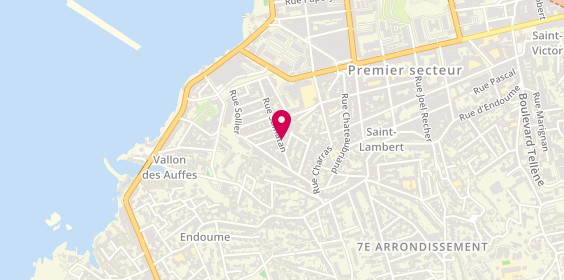 Plan de Aqso-Tech, 20 Rue Samatan, 13007 Marseille