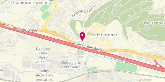 Plan de Cegelec Sud-Est, 48 Avenue Saint Menet, 13011 Marseille