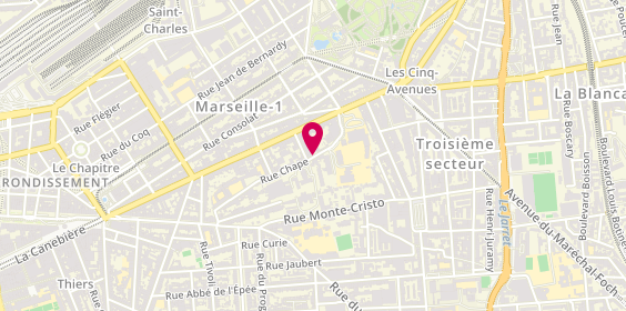 Plan de Prometec, 84 Rue Chape, 13004 Marseille