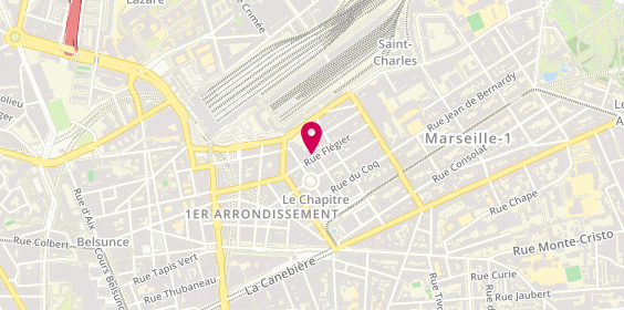 Plan de HATCHI Alain, 15 Rue Flégier, 13001 Marseille