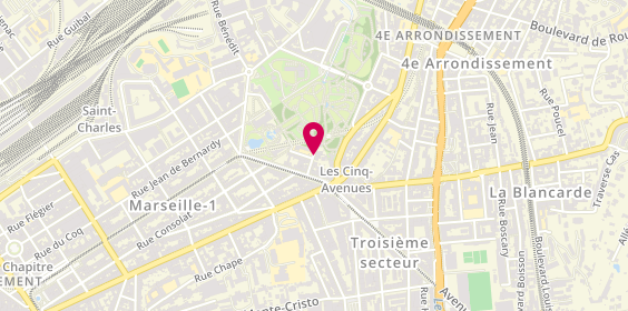Plan de COMEAU Cédric, 12 Rue Buffon, 13004 Marseille