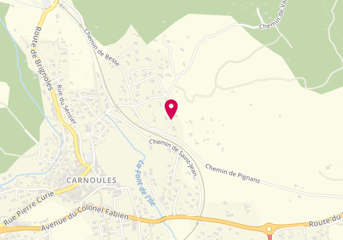 Plan de Etablissement Bougherari, 137 Quartier Paillassonne, 83660 Carnoules