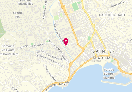 Plan de Groupe Sepgay, 11 Chemin du Preconil, 83120 Sainte-Maxime