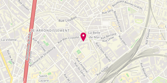 Plan de Neos Batiment, 9 Rue Levat, 13003 Marseille