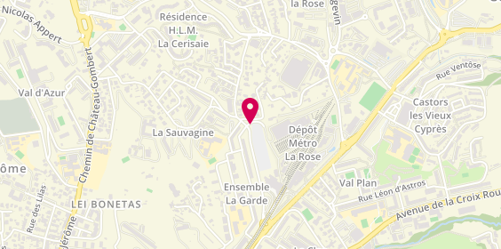 Plan de Pneumatique 13, 11 Boulevard Métro, 13013 Marseille
