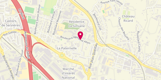 Plan de Yb-Rc, 29 Boulevard Alphonse Allais, 13014 Marseille