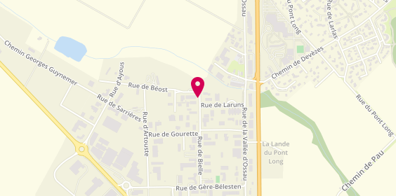 Plan de Bat-on-elec, 435 Rue Bielle, 64121 Serres-Castet