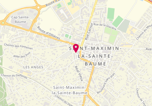 Plan de MB Électricité, 47 Rue Mirabeau, 83470 Saint-Maximin-la-Sainte-Baume
