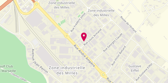 Plan de Saura Elec, 95 Rue Louis Armand Zone Industrielle, 13290 Aix-en-Provence