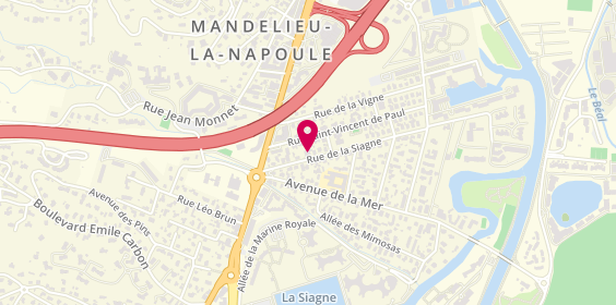 Plan de Fino Verdi, 157 Rue Siagne, 06210 Mandelieu-la-Napoule