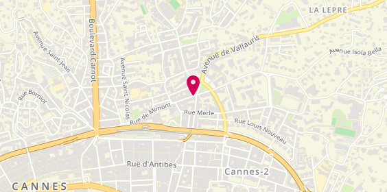 Plan de Cannes Electricité Services, 40 Rue de Mimont, 06400 Cannes