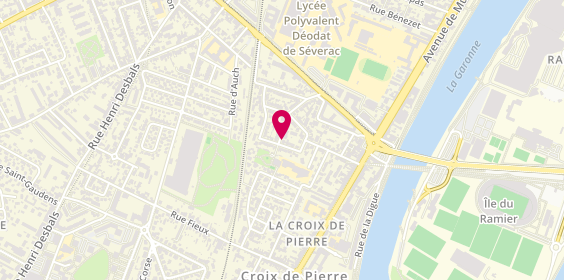 Plan de TEIXEIRA Raoul, 2 Rue Paul Painlevé, 31300 Toulouse