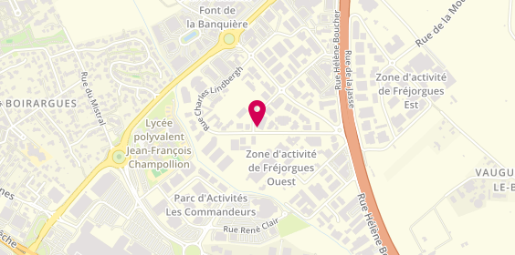 Plan de Agence de Montpellier - Fauché, 109 Rue François Coli, 34130 Mauguio