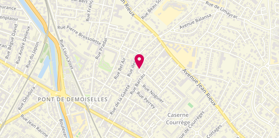 Plan de AMVA, 5 Rue Jacques-Bénigne Bossuet, 31400 Toulouse