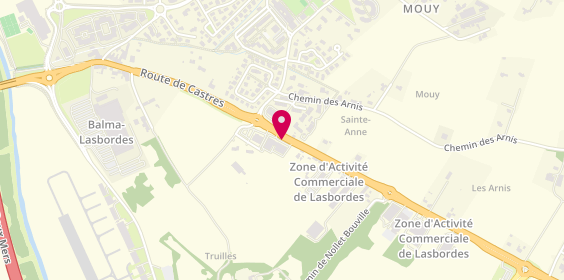 Plan de Costa-Lagache Menuiseries, 62 Route de Castres, 31130 Balma
