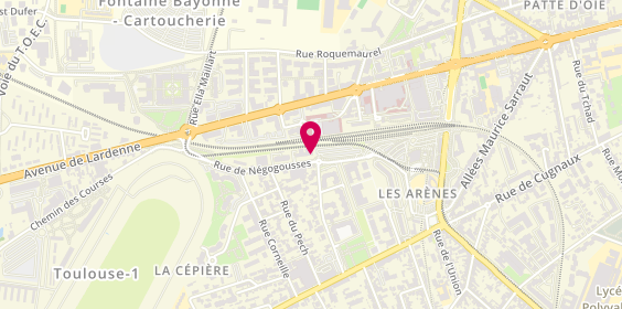 Plan de Procomtec SAS, 4 Rue de Négogousses, 31100 Toulouse