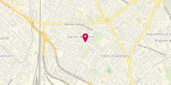 Plan de Les Compagnons du Bâtiment, 526 avenue du Maréchal Leclerc, 34000 Montpellier