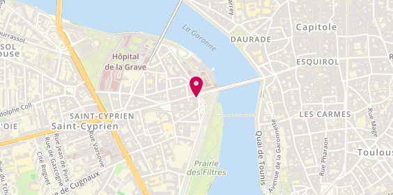 Plan de Batidesign, 4 Place Laganne, 31300 Toulouse