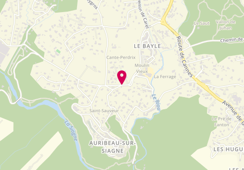 Plan de Infra'tech, Les Villas de Fanton
634 Route de Cannes, 06810 Auribeau-sur-Siagne