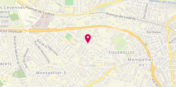 Plan de Externe Protec, Apt 11
543 Rue de Fontcarrade, 34070 Montpellier