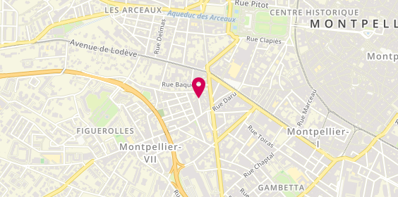 Plan de Elec Arceaux, 10 Rue Haguenot, 34070 Montpellier