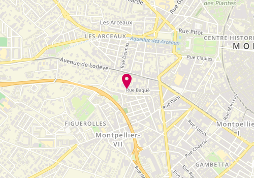 Plan de BOUMALI Amar, 16 Rue Baqué, 34070 Montpellier