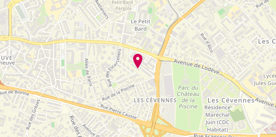 Plan de Os Electricite, Résidence Les Tonelles Apt 437
2 Place des Charmilles, 34080 Montpellier