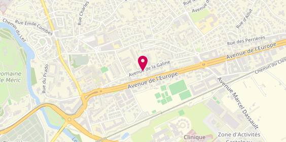Plan de Altéa Automation, 23 avenue de la Galine, 34170 Castelnau-le-Lez