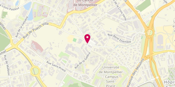 Plan de LAHETJUZAN Olivier, 24 Rue Pierre Antonini, 34090 Montpellier