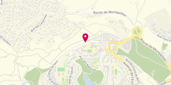 Plan de Mtp Elec, 250 avenue du Comté de Nice, 34080 Montpellier