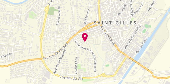Plan de Donat, 15 Rue Fontaine Gillienne, 30800 Saint-Gilles